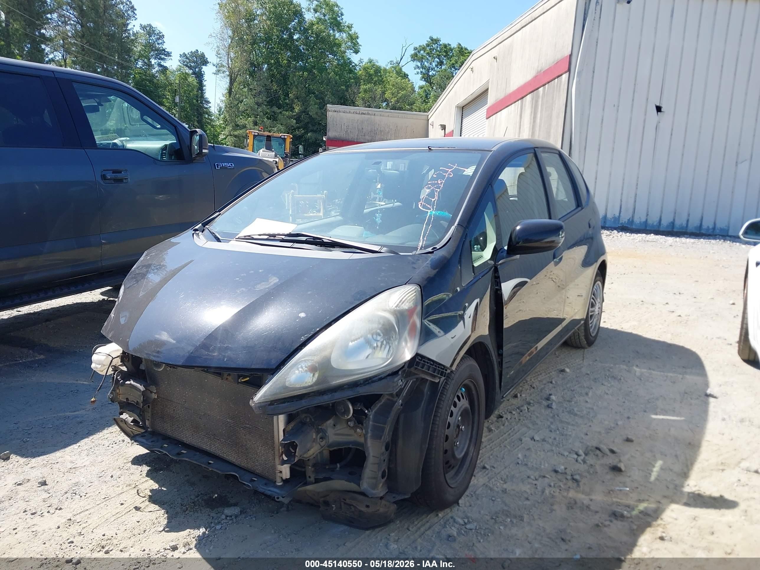 2013 Honda Fit   Black vin: JHMGE8H33DC028634