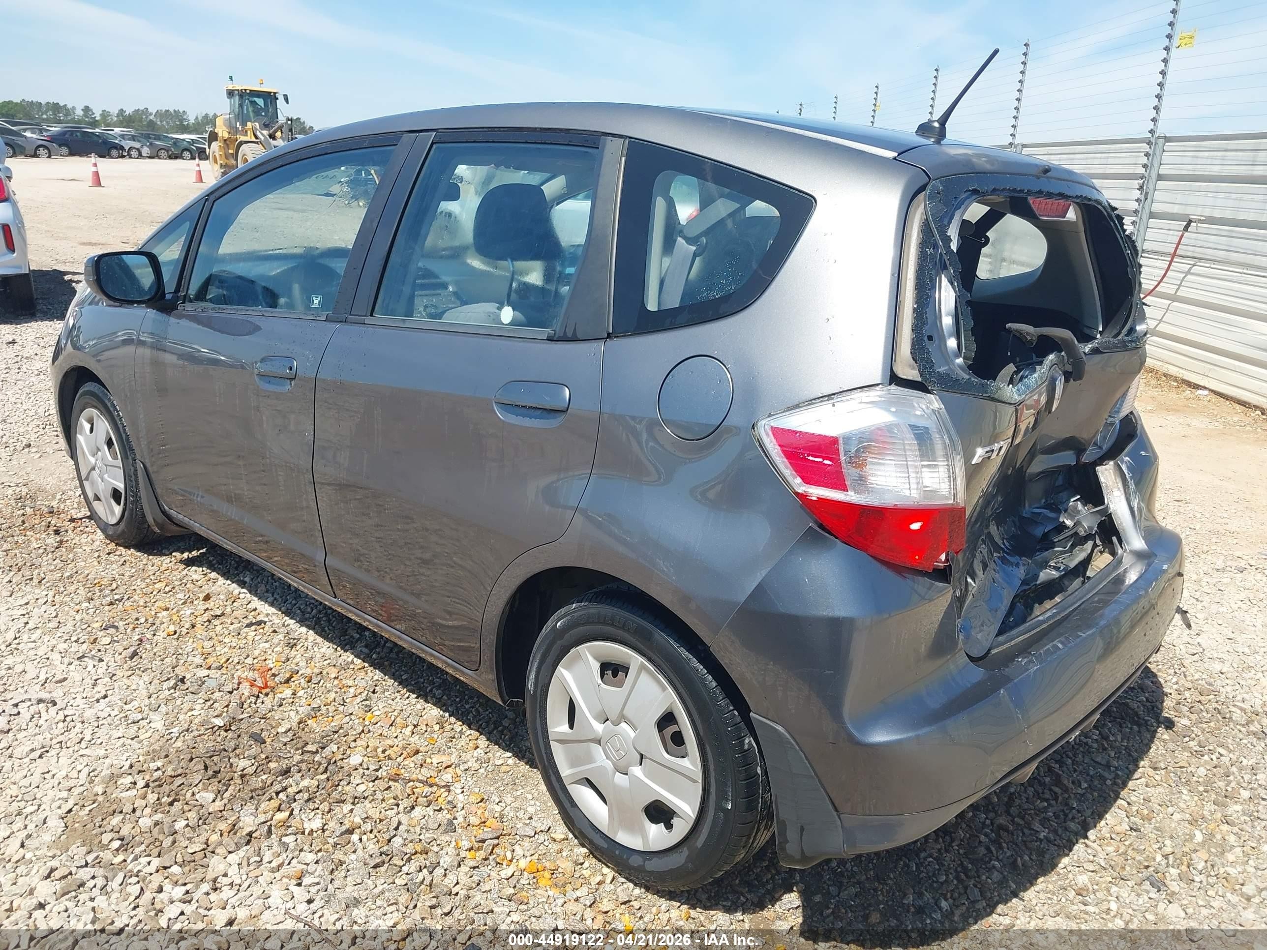 2013 Honda Fit   Gray vin: JHMGE8H33DC028794