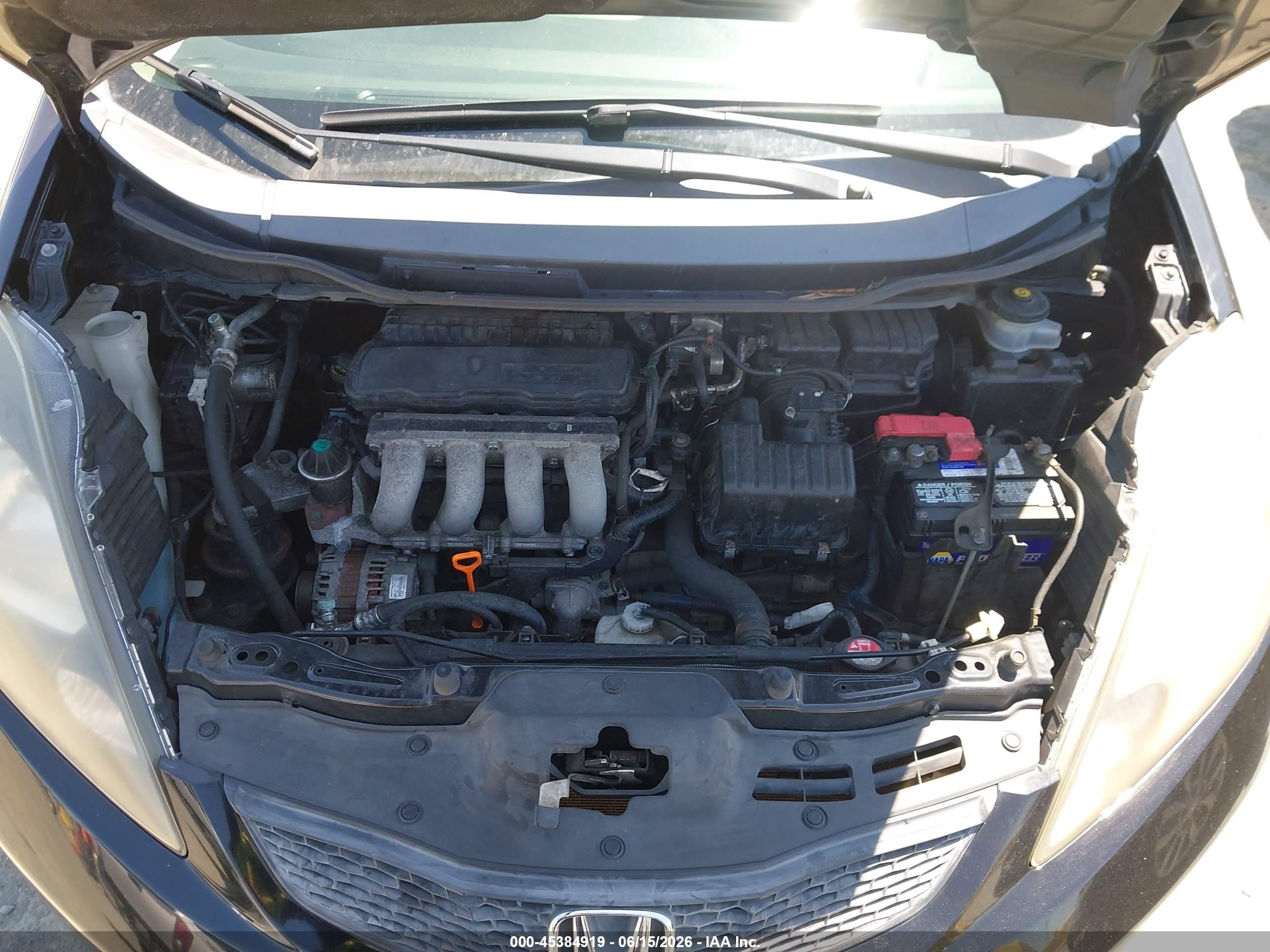 2013 Honda Fit   Black vin: JHMGE8H33DC048673
