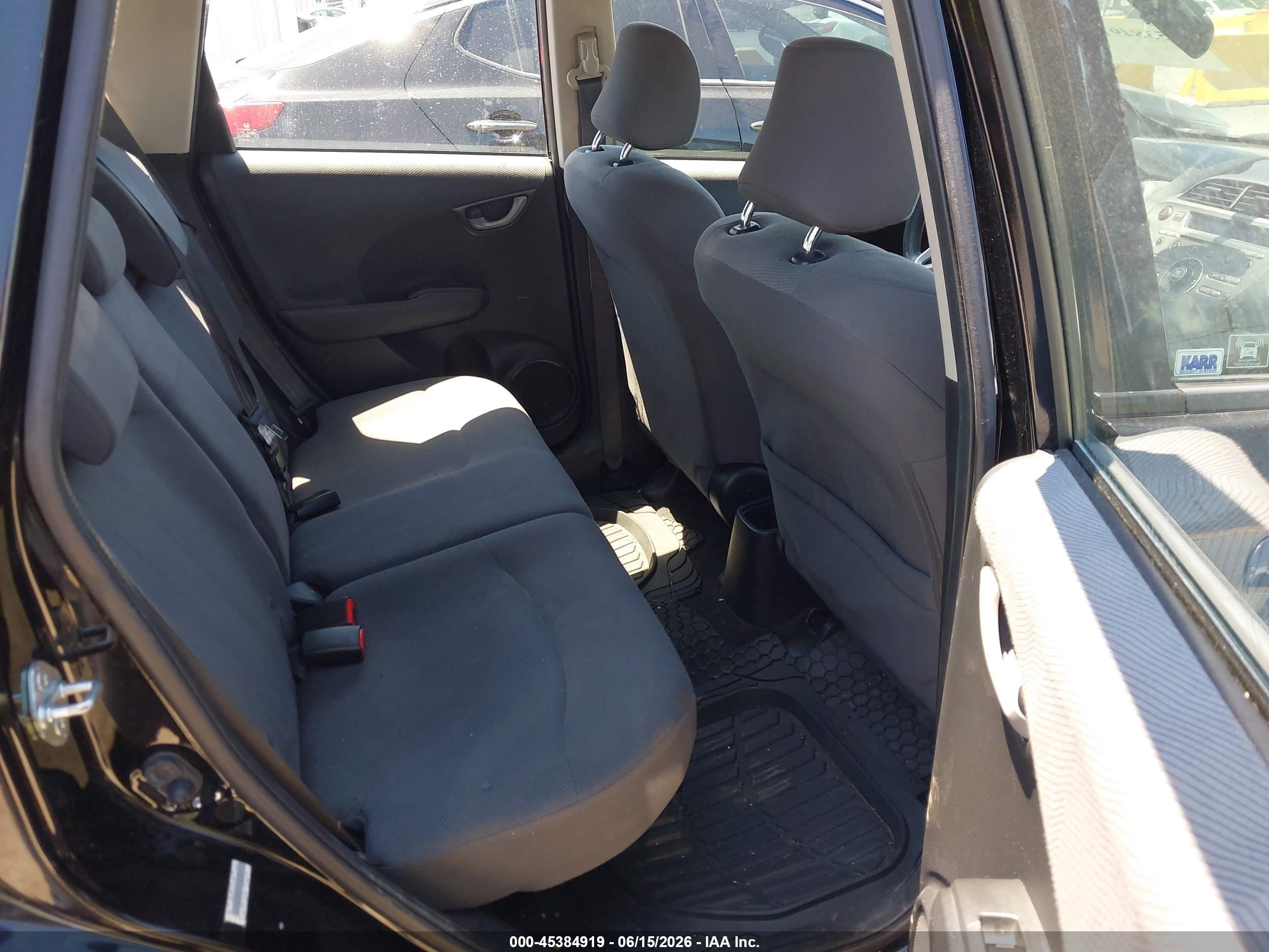 2013 Honda Fit   Black vin: JHMGE8H33DC048673
