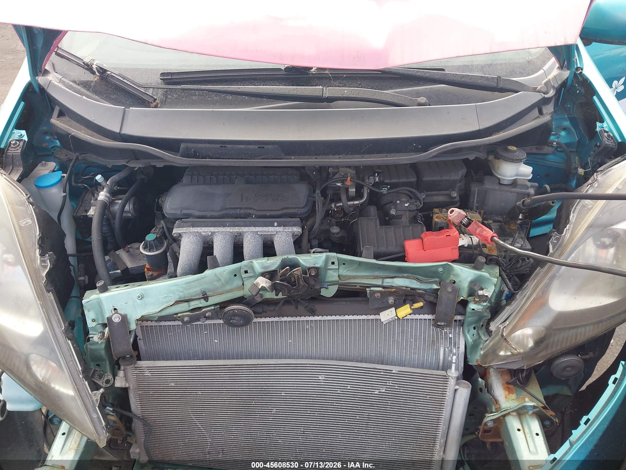 2013 Honda Fit   Teal vin: JHMGE8H33DC050066