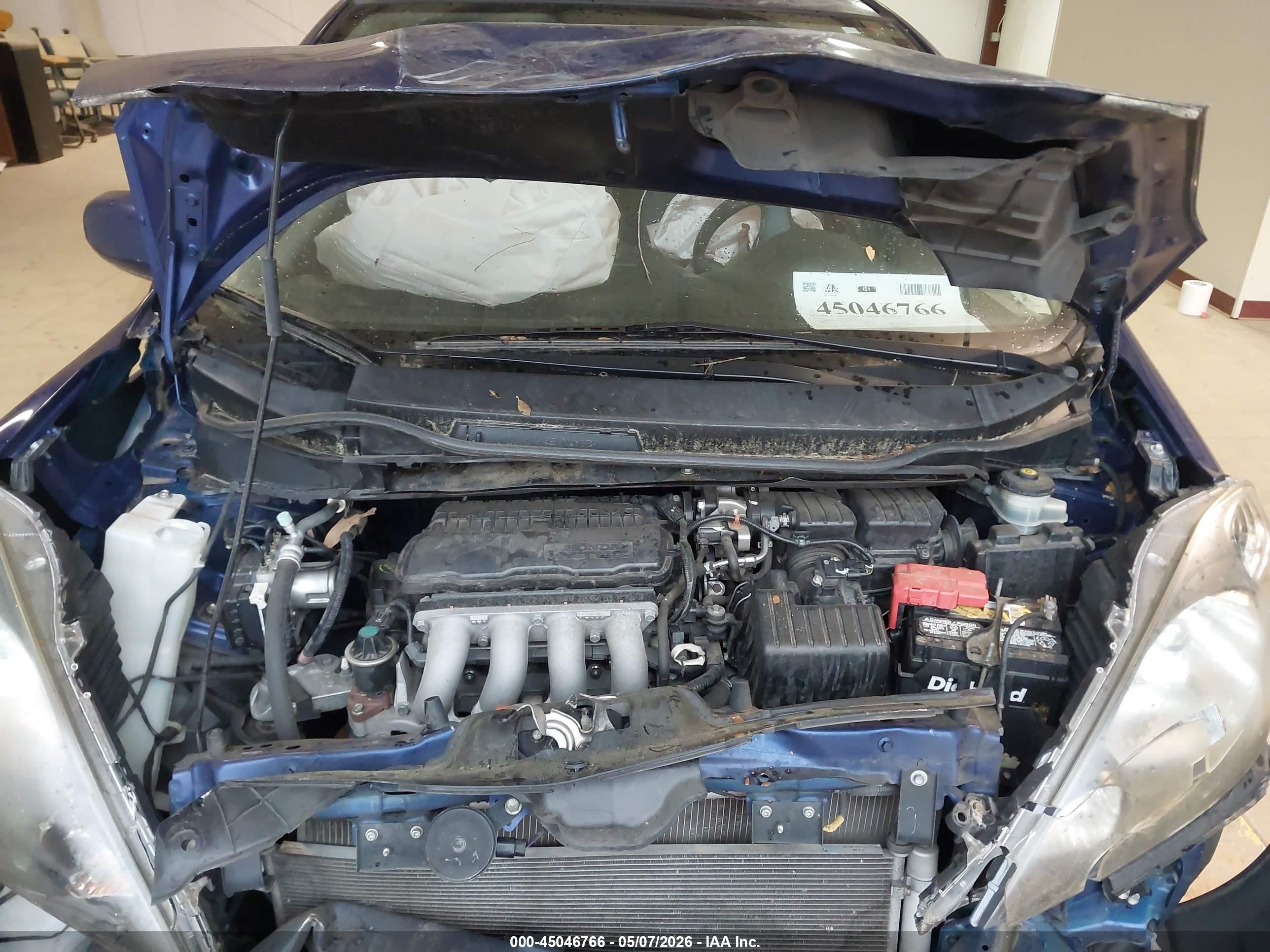 2013 Honda Fit   Синий vin: JHMGE8H33DC055686
