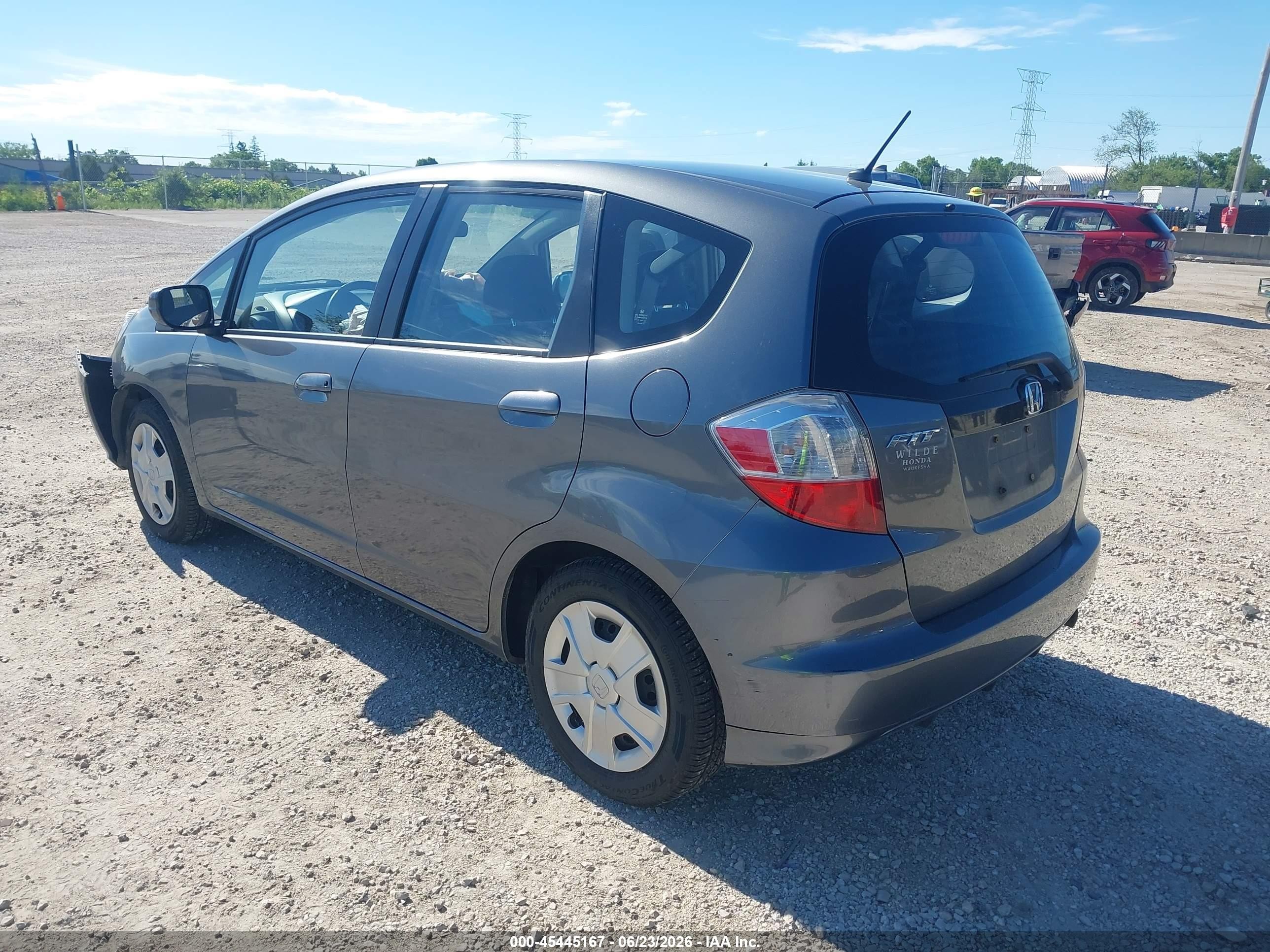 2013 Honda Fit   Gray vin: JHMGE8H33DC069491