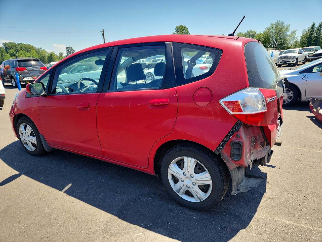 2013 Honda Fit Красный vin: JHMGE8H33DC070558