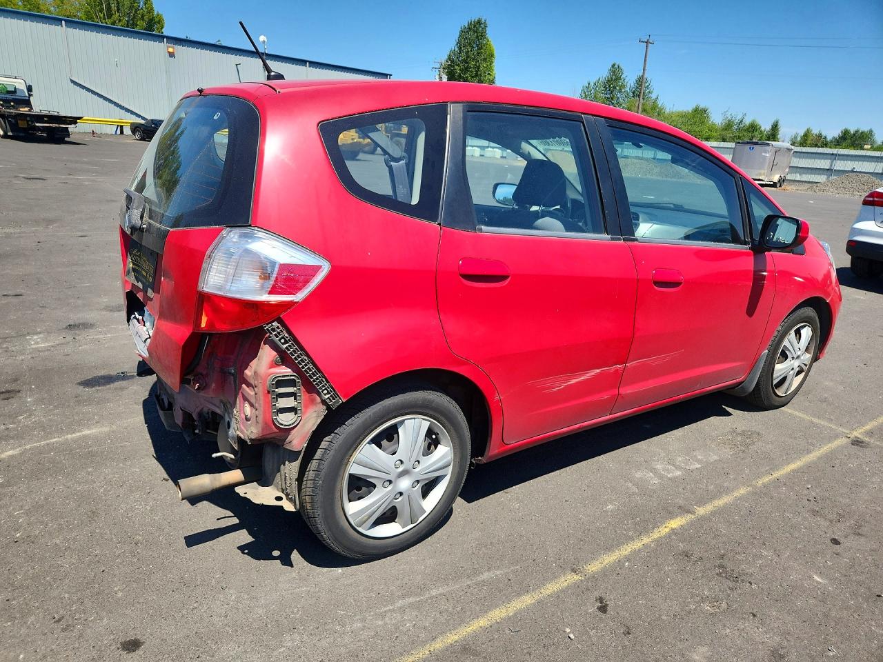 2013 Honda Fit Красный vin: JHMGE8H33DC070558