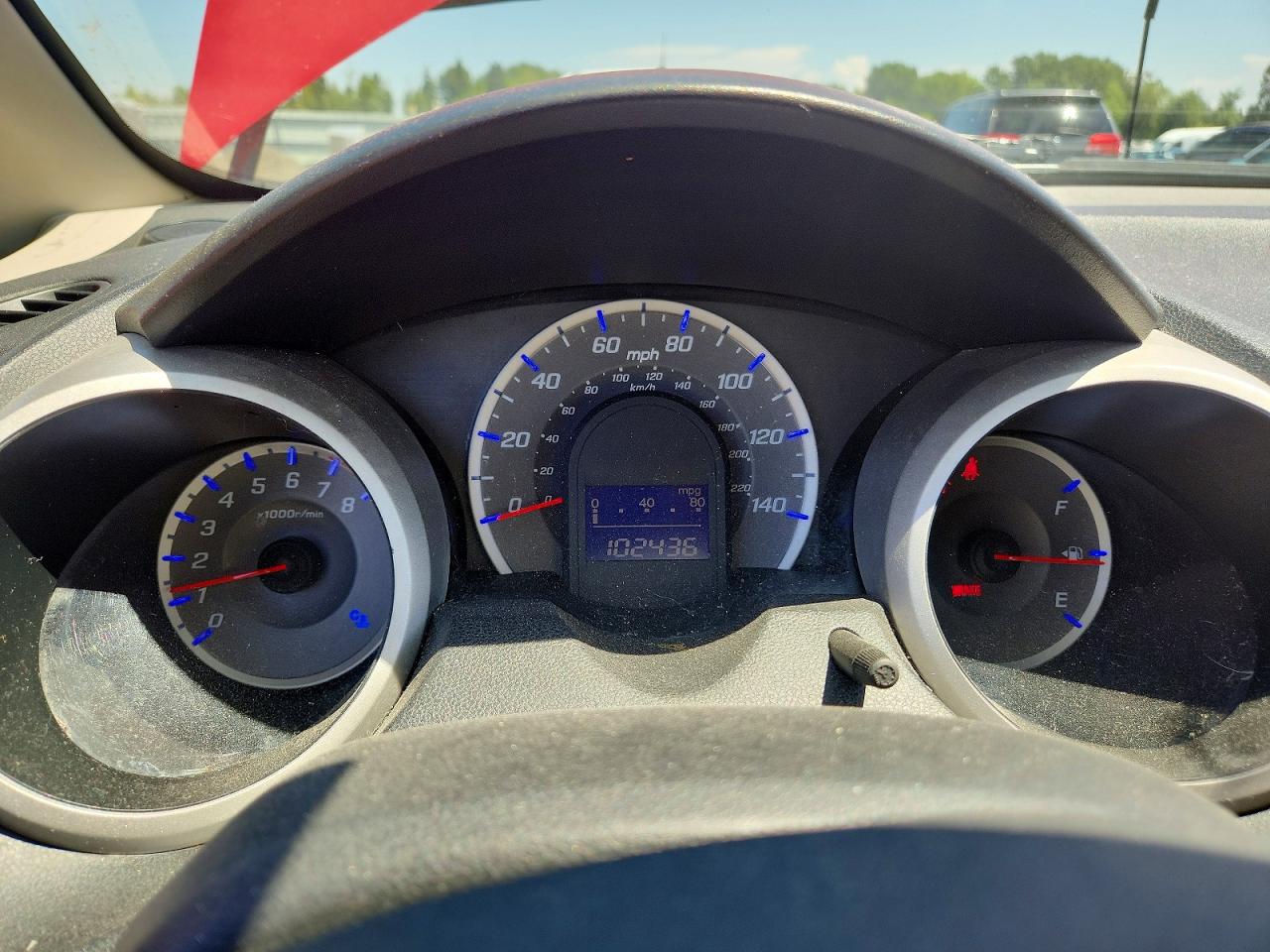 2013 Honda Fit Красный vin: JHMGE8H33DC070558