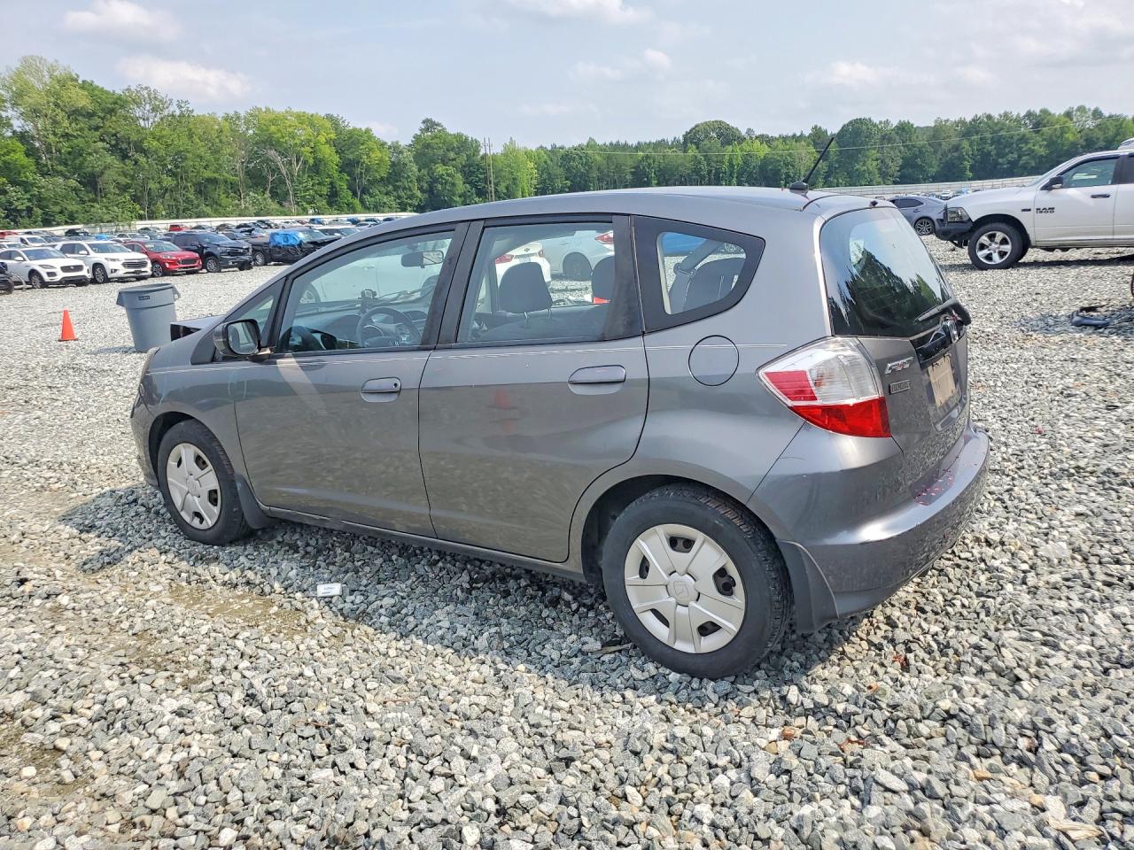 2013 Honda Fit Gray vin: JHMGE8H33DC083035