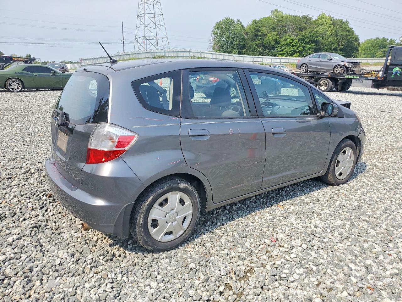 2013 Honda Fit Gray vin: JHMGE8H33DC083035