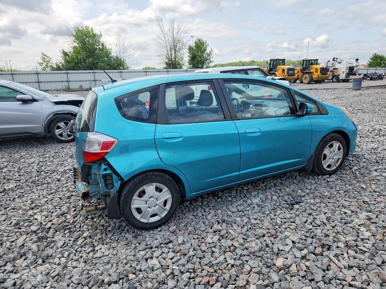 2012 Honda Fit Turquoise vin: JHMGE8H34CC009735