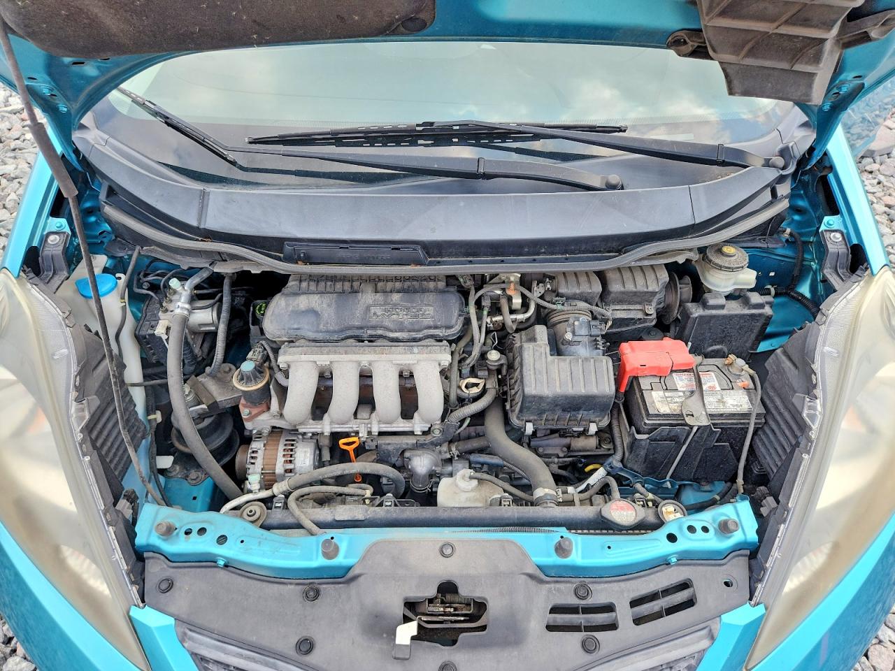 2012 Honda Fit Turquoise vin: JHMGE8H34CC009735