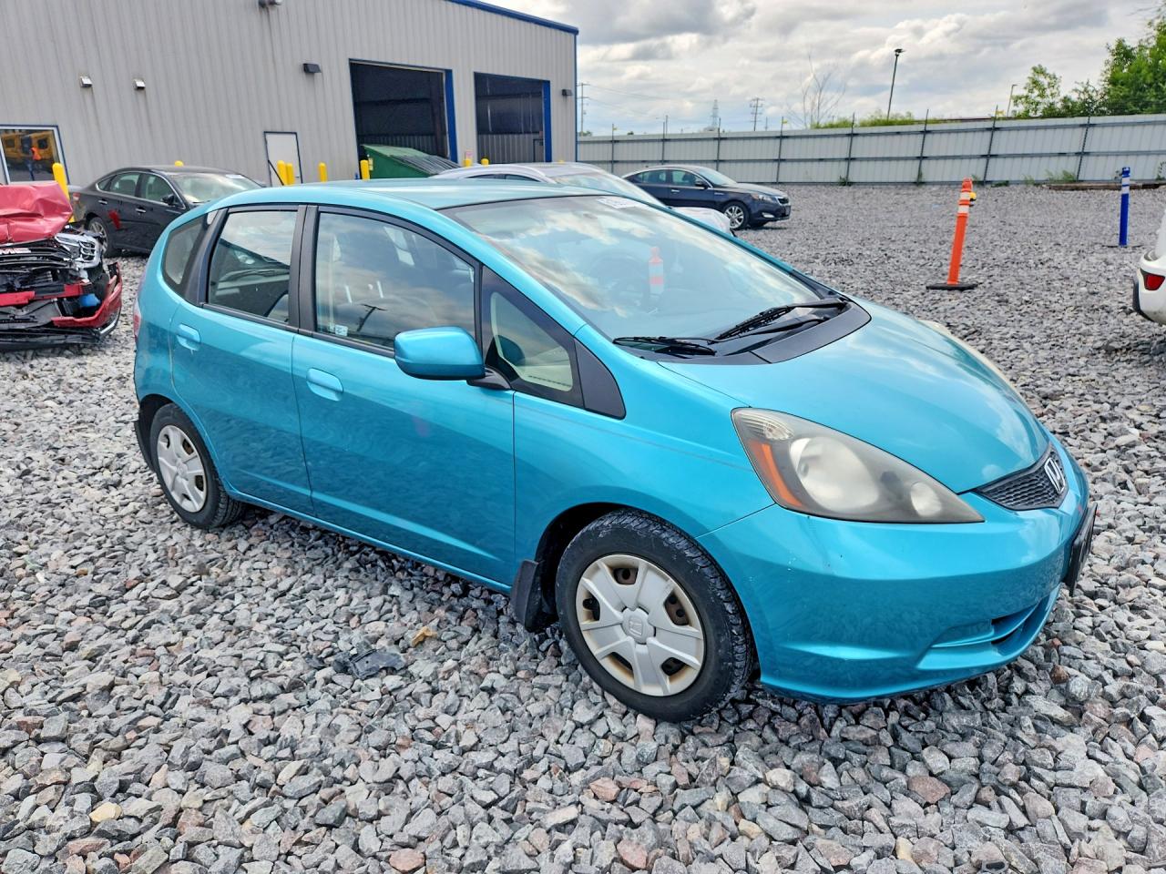 2012 Honda Fit Turquoise vin: JHMGE8H34CC009735