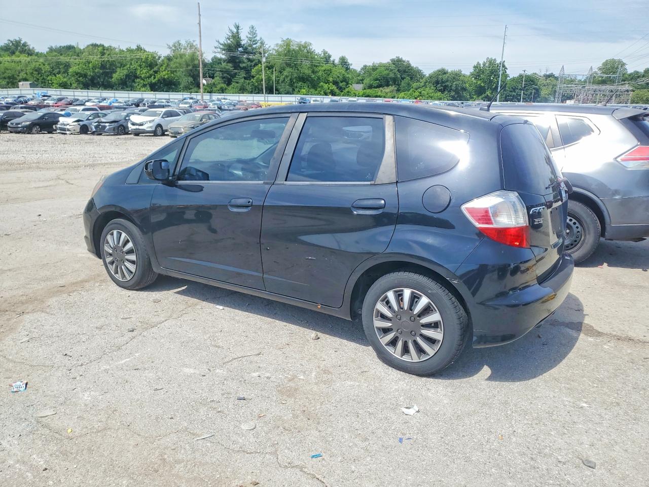 2012 Honda Fit Black vin: JHMGE8H34CC030987