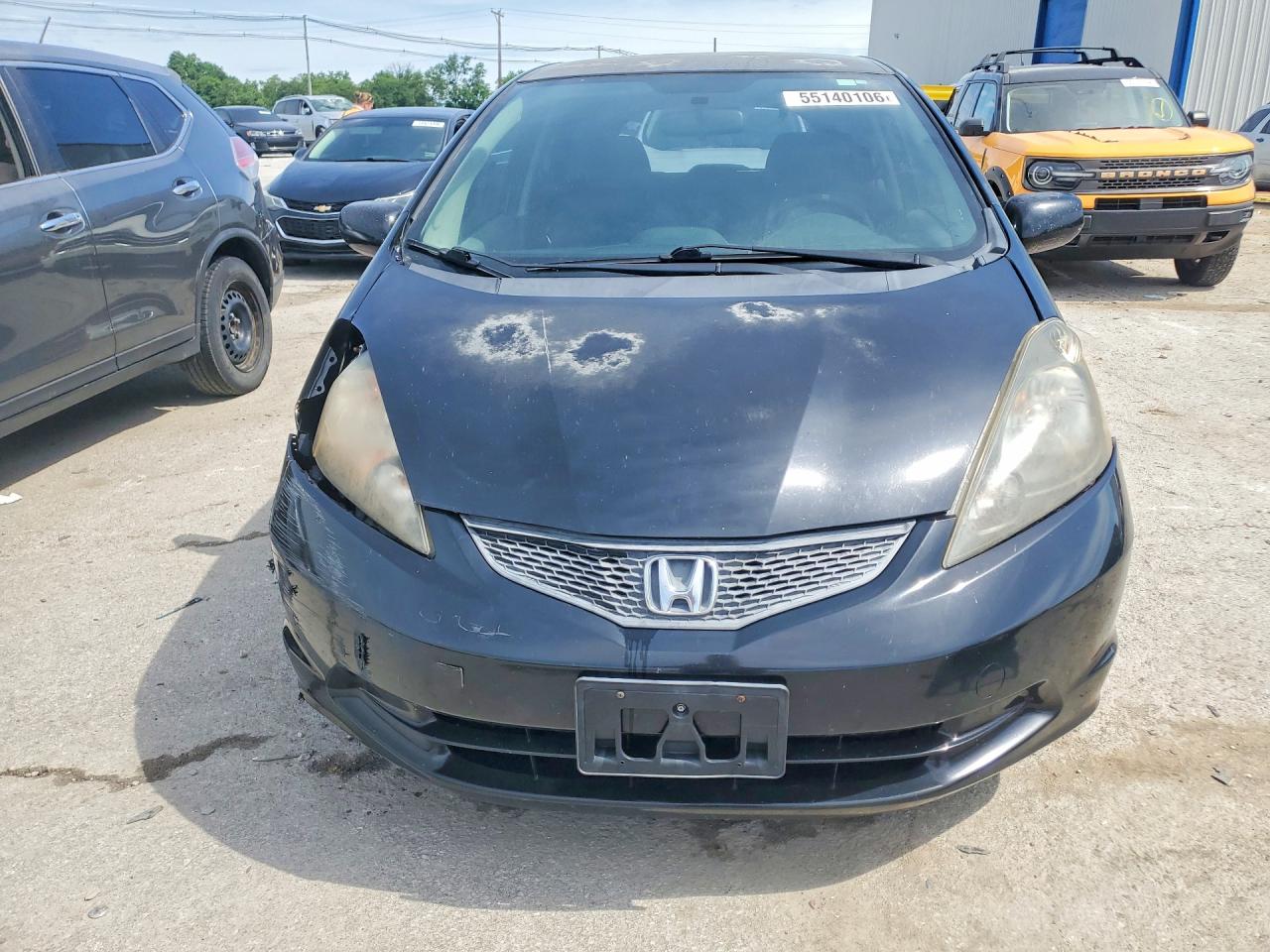 2012 Honda Fit Black vin: JHMGE8H34CC030987