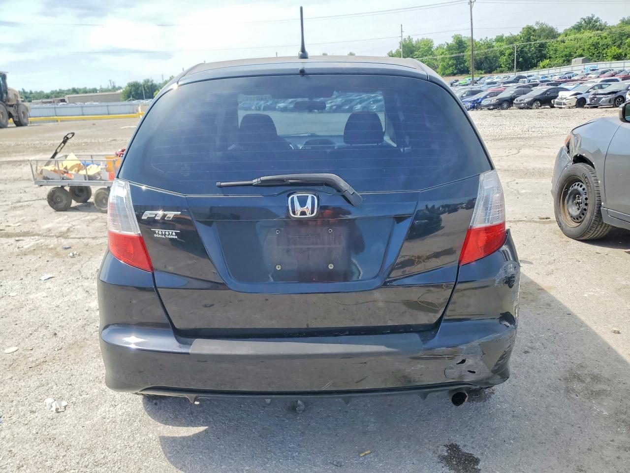 2012 Honda Fit Black vin: JHMGE8H34CC030987