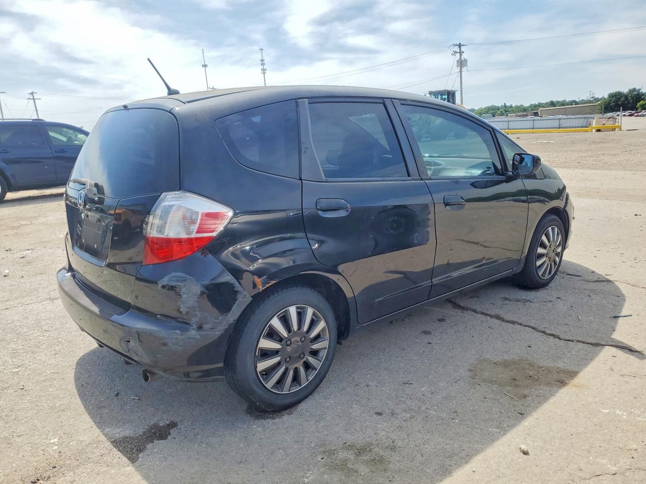 2012 Honda Fit Black vin: JHMGE8H34CC030987