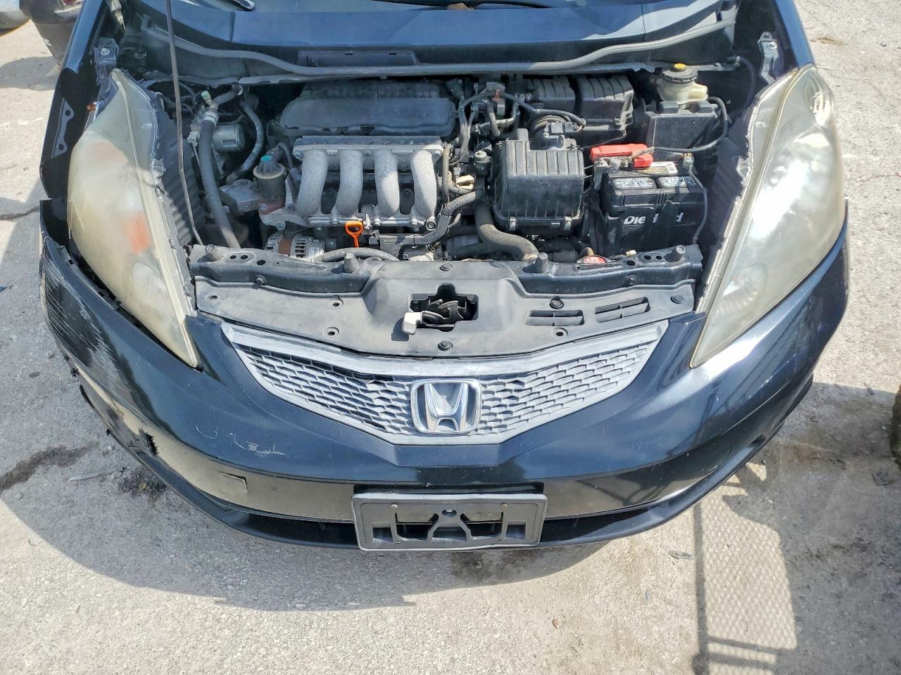 2012 Honda Fit Black vin: JHMGE8H34CC030987