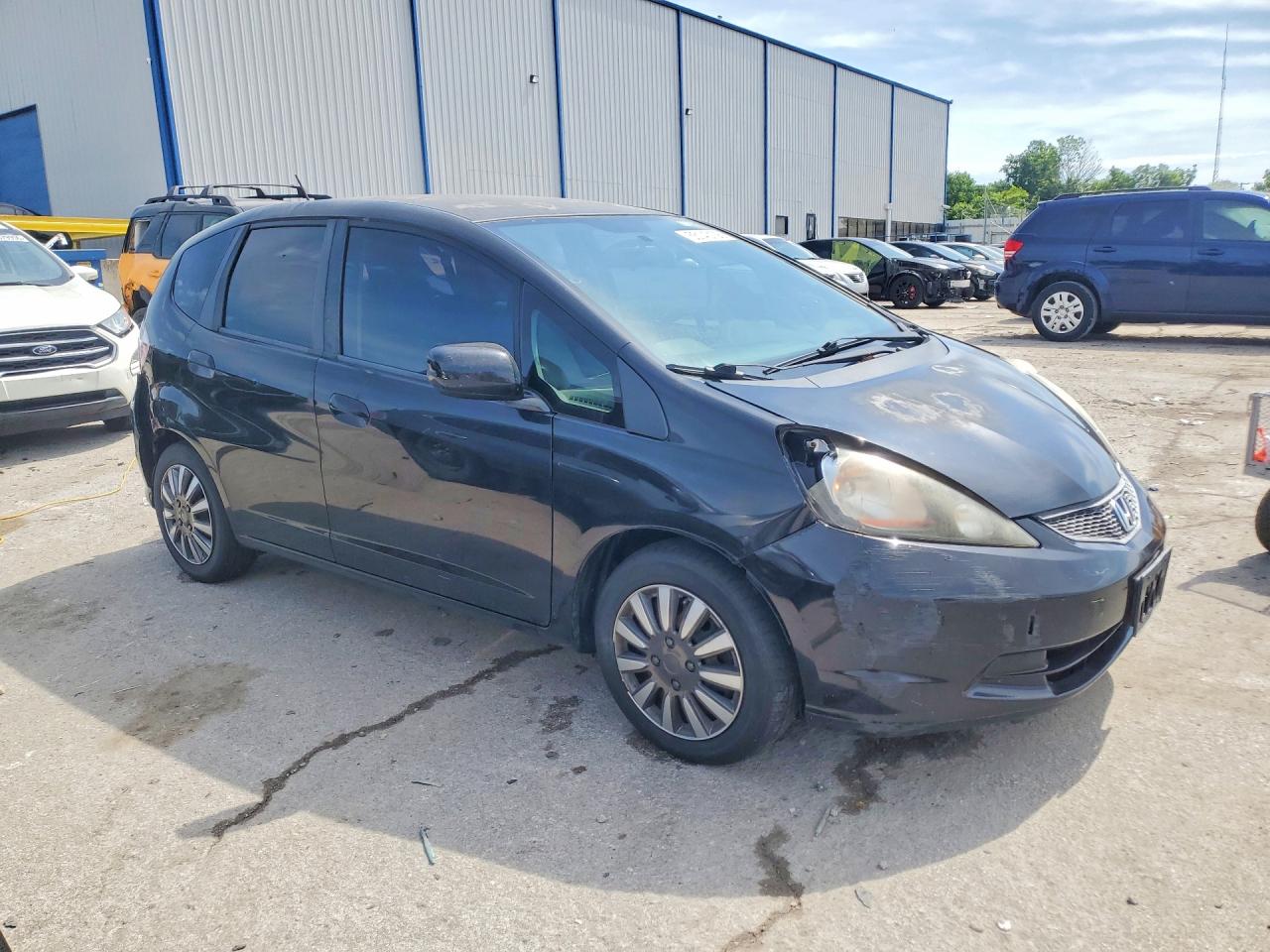 2012 Honda Fit Black vin: JHMGE8H34CC030987