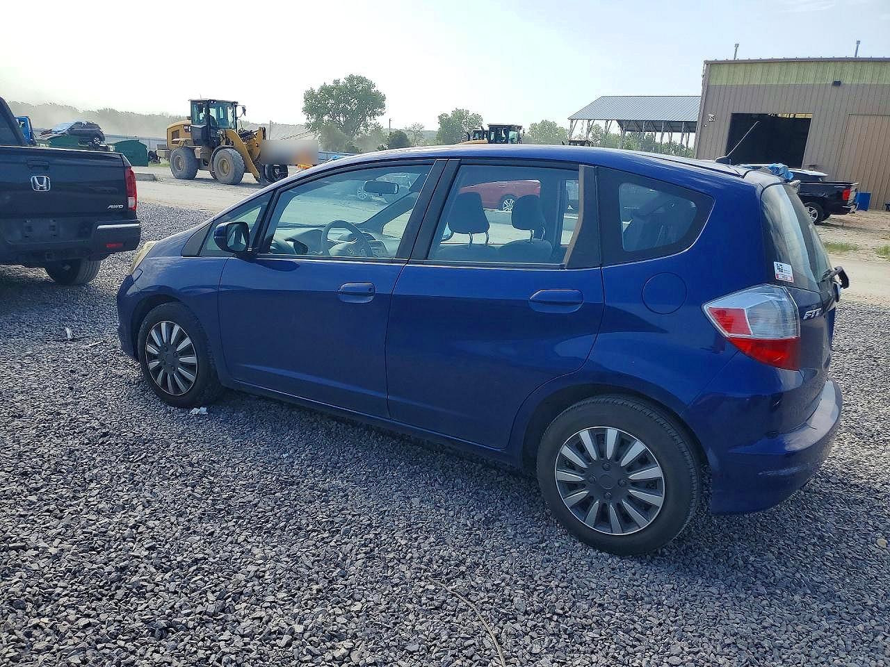 2012 Honda Fit Blue vin: JHMGE8H34CC031945