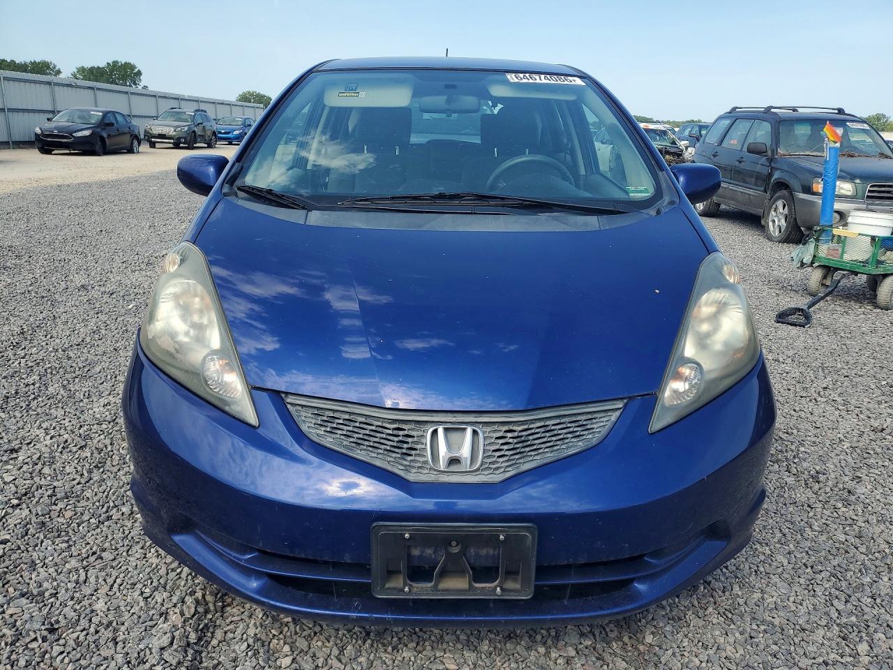 2012 Honda Fit Blue vin: JHMGE8H34CC031945