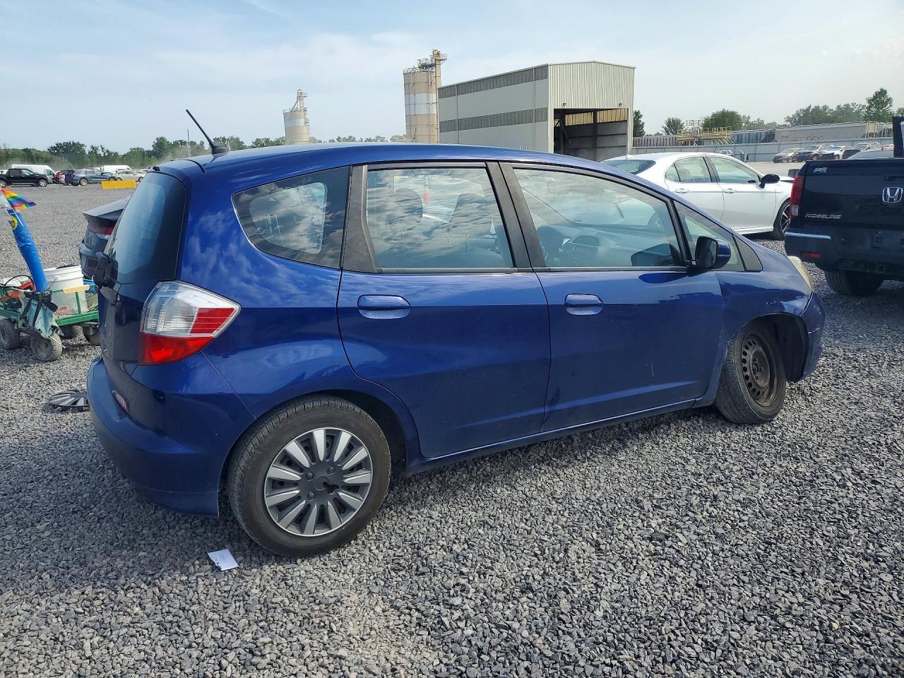 2012 Honda Fit Blue vin: JHMGE8H34CC031945