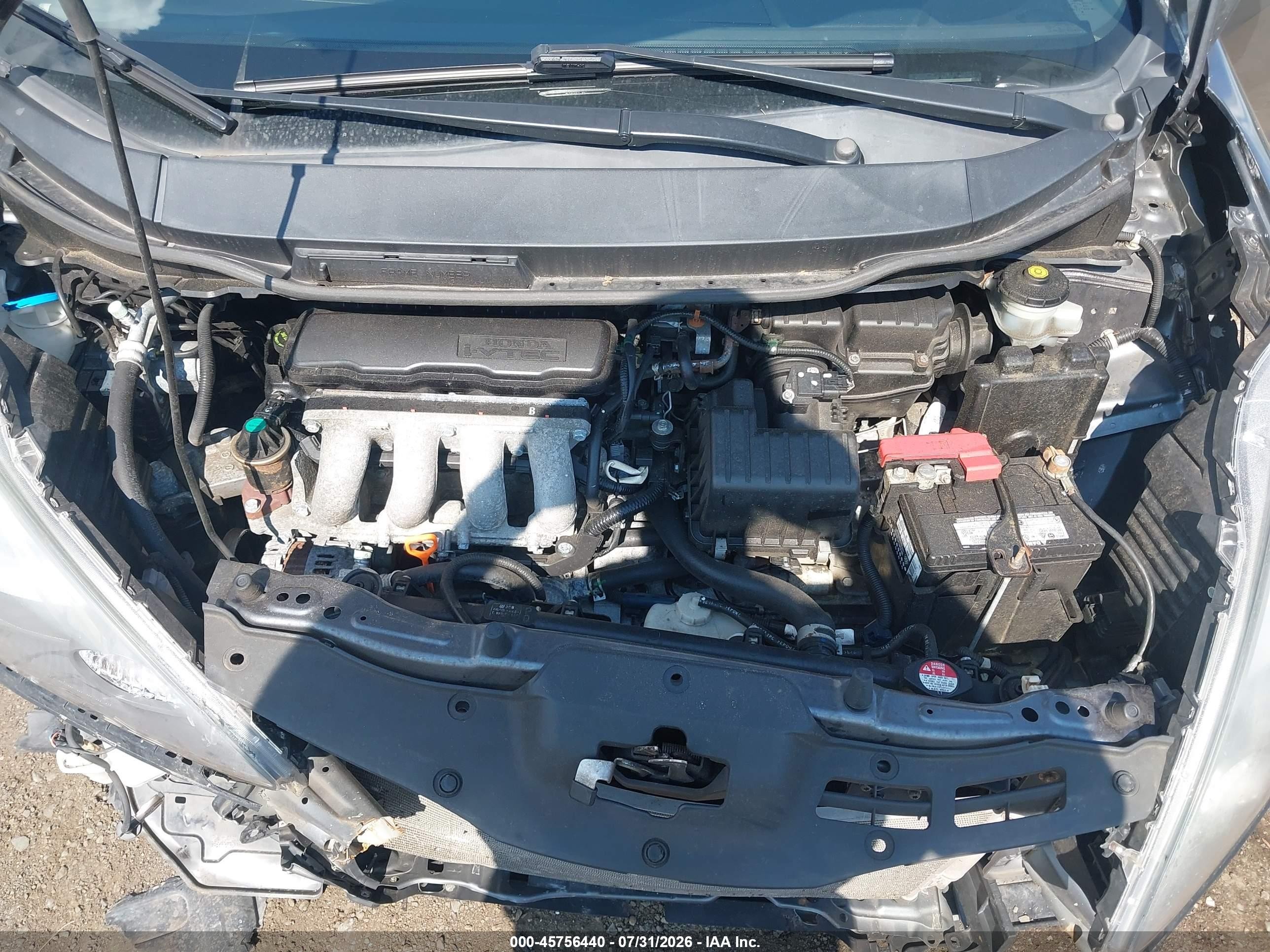 2013 Honda Fit   Серый vin: JHMGE8H34DC040341