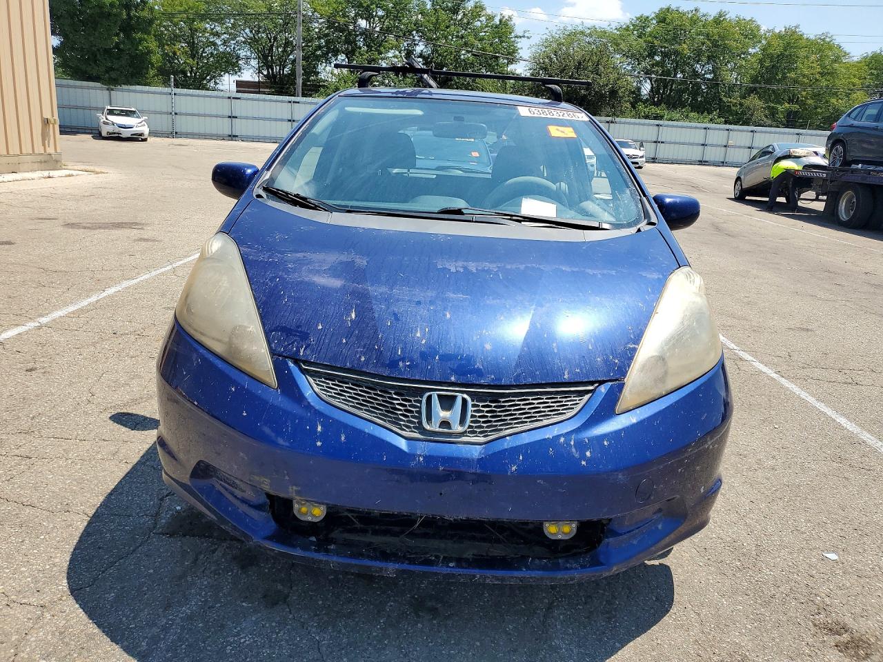 2013 Honda Fit Blue vin: JHMGE8H34DC045703