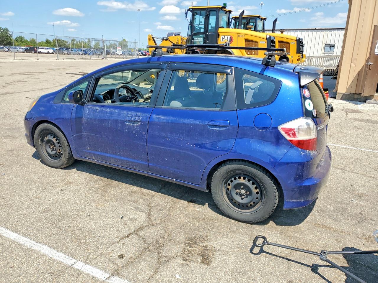2013 Honda Fit Blue vin: JHMGE8H34DC045703