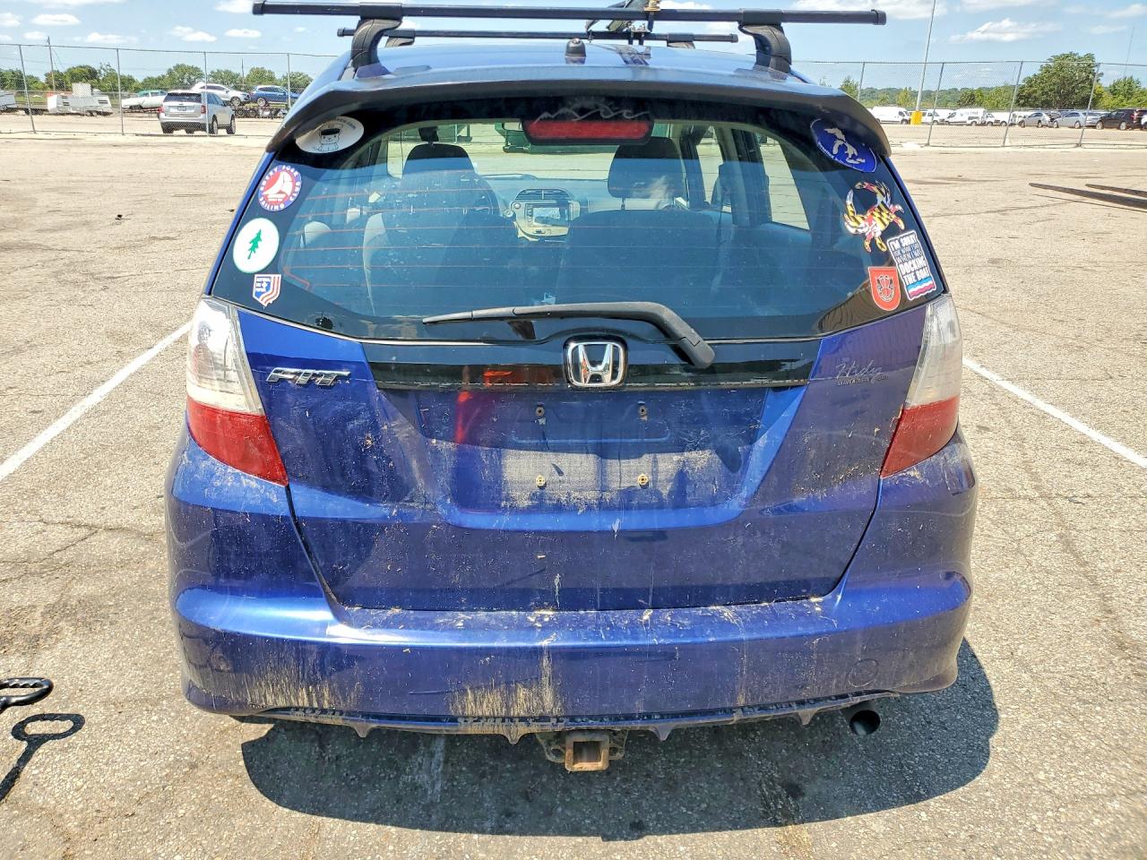 2013 Honda Fit Blue vin: JHMGE8H34DC045703
