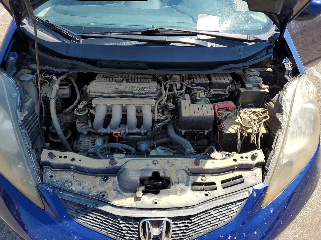 2013 Honda Fit Blue vin: JHMGE8H34DC045703
