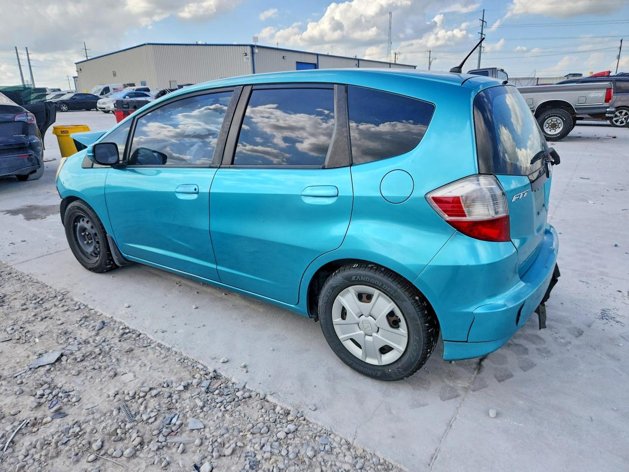 2013 Honda Fit Бирюзовый vin: JHMGE8H34DC055938