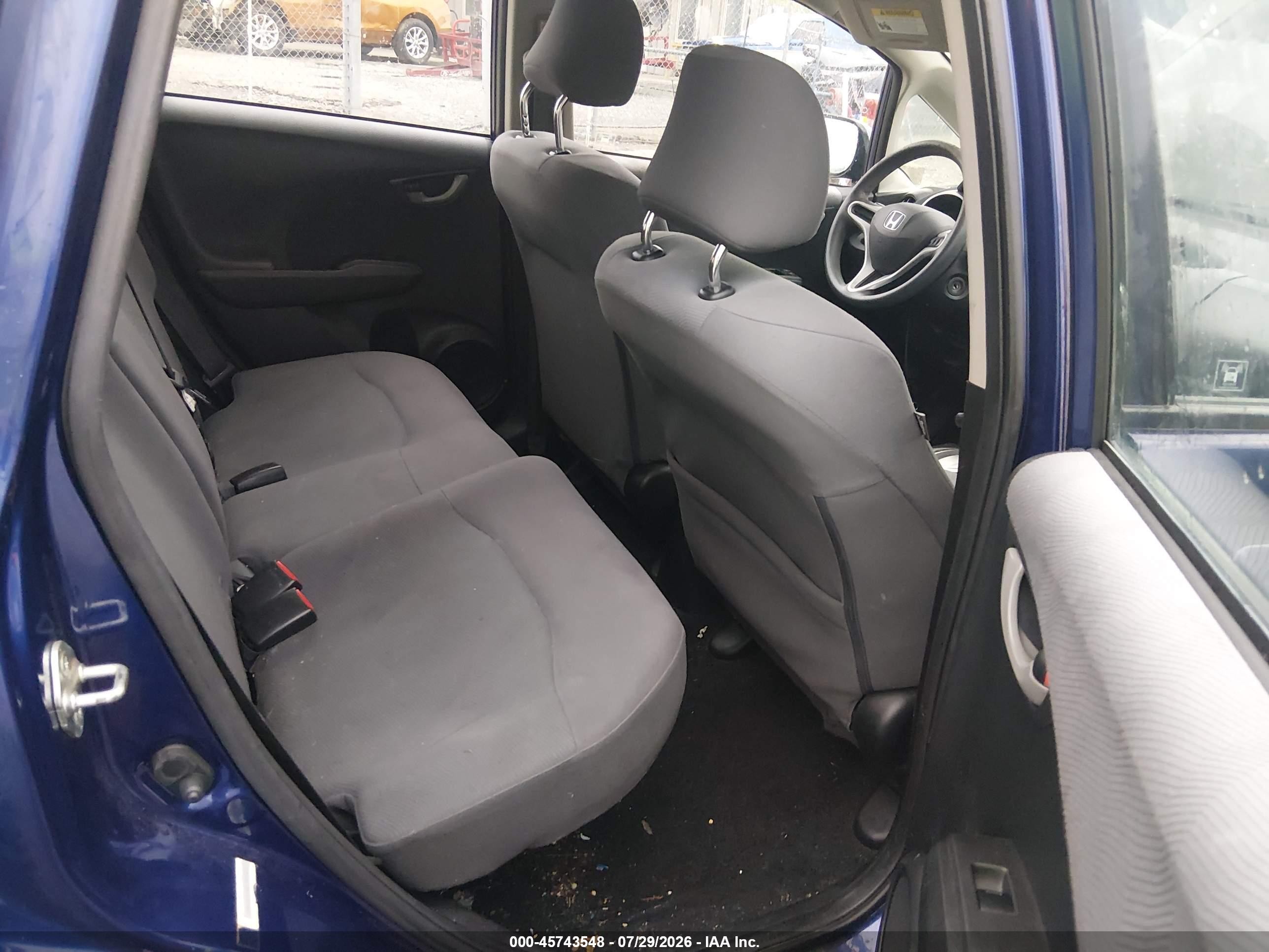 2013 Honda Fit   Blue vin: JHMGE8H34DC063411