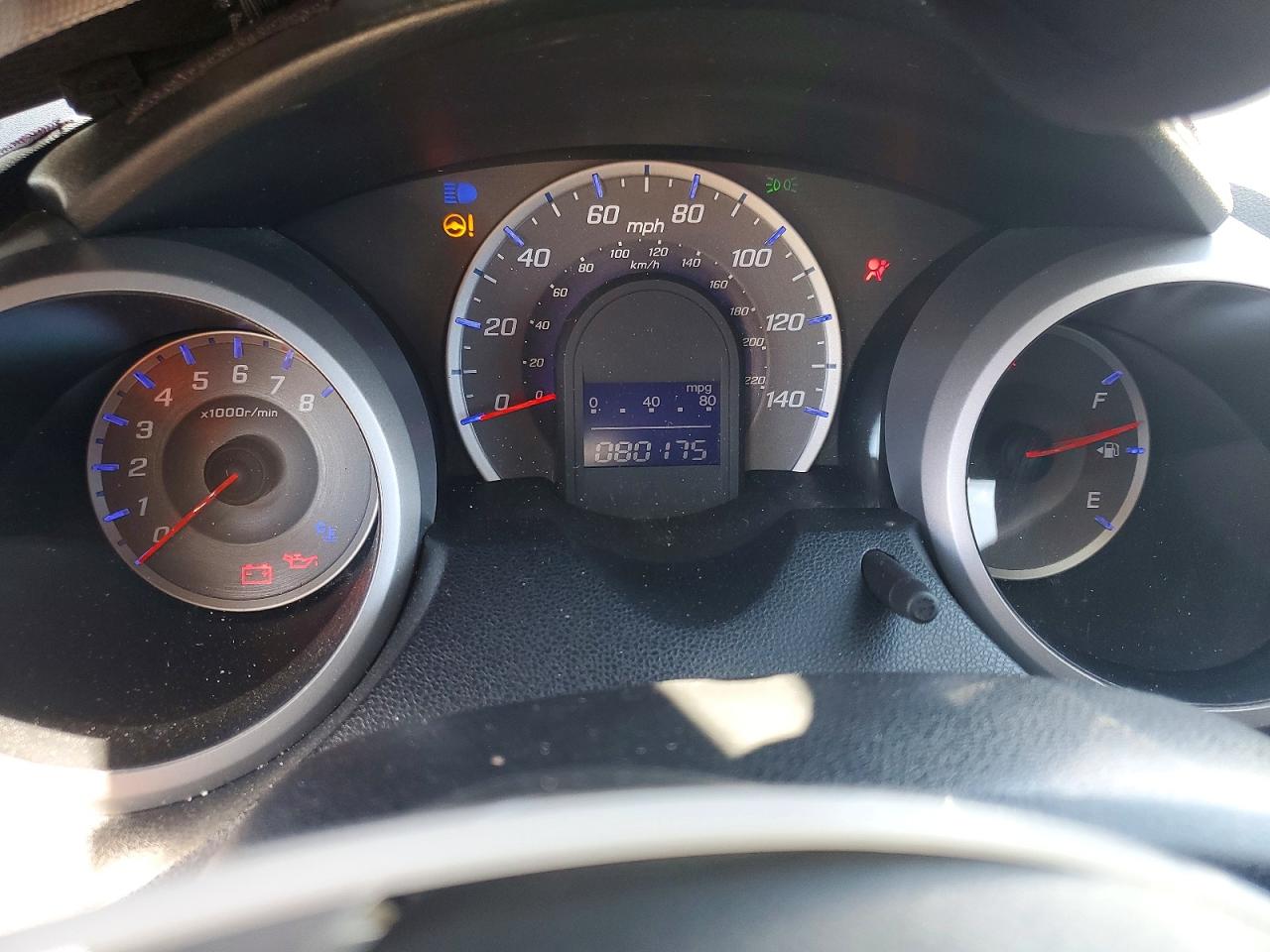 2013 Honda Fit Red vin: JHMGE8H34DC076207