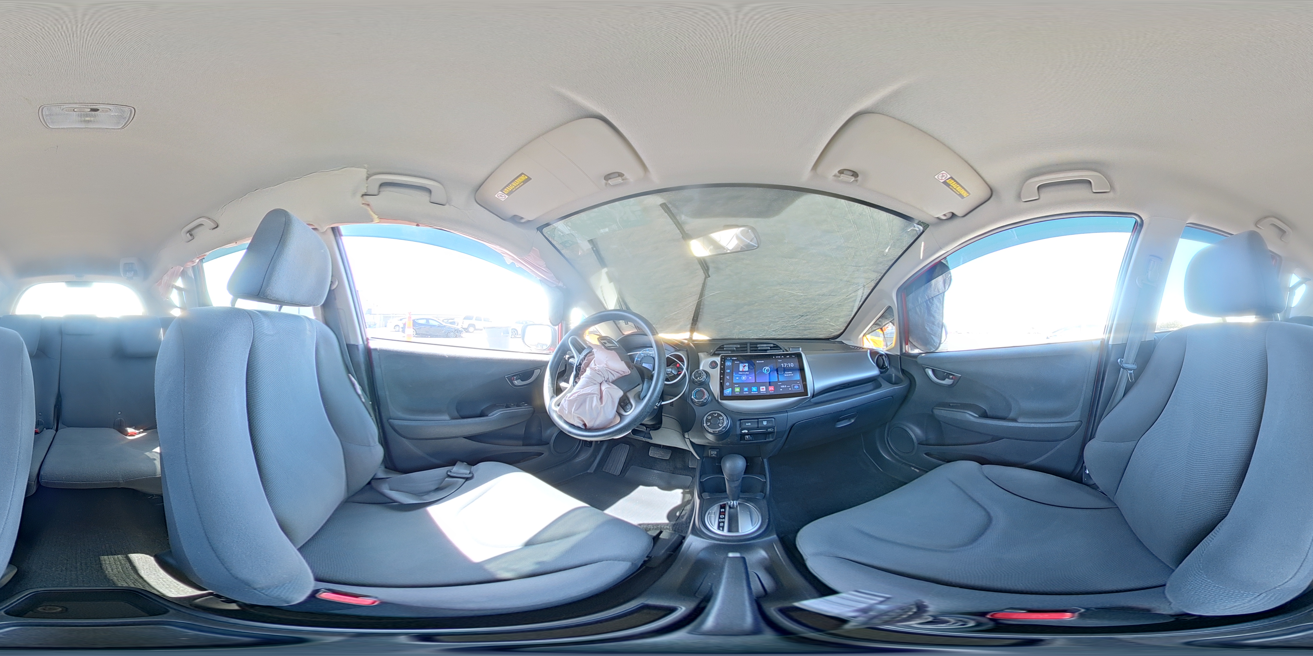 2013 Honda Fit Red vin: JHMGE8H34DC076207