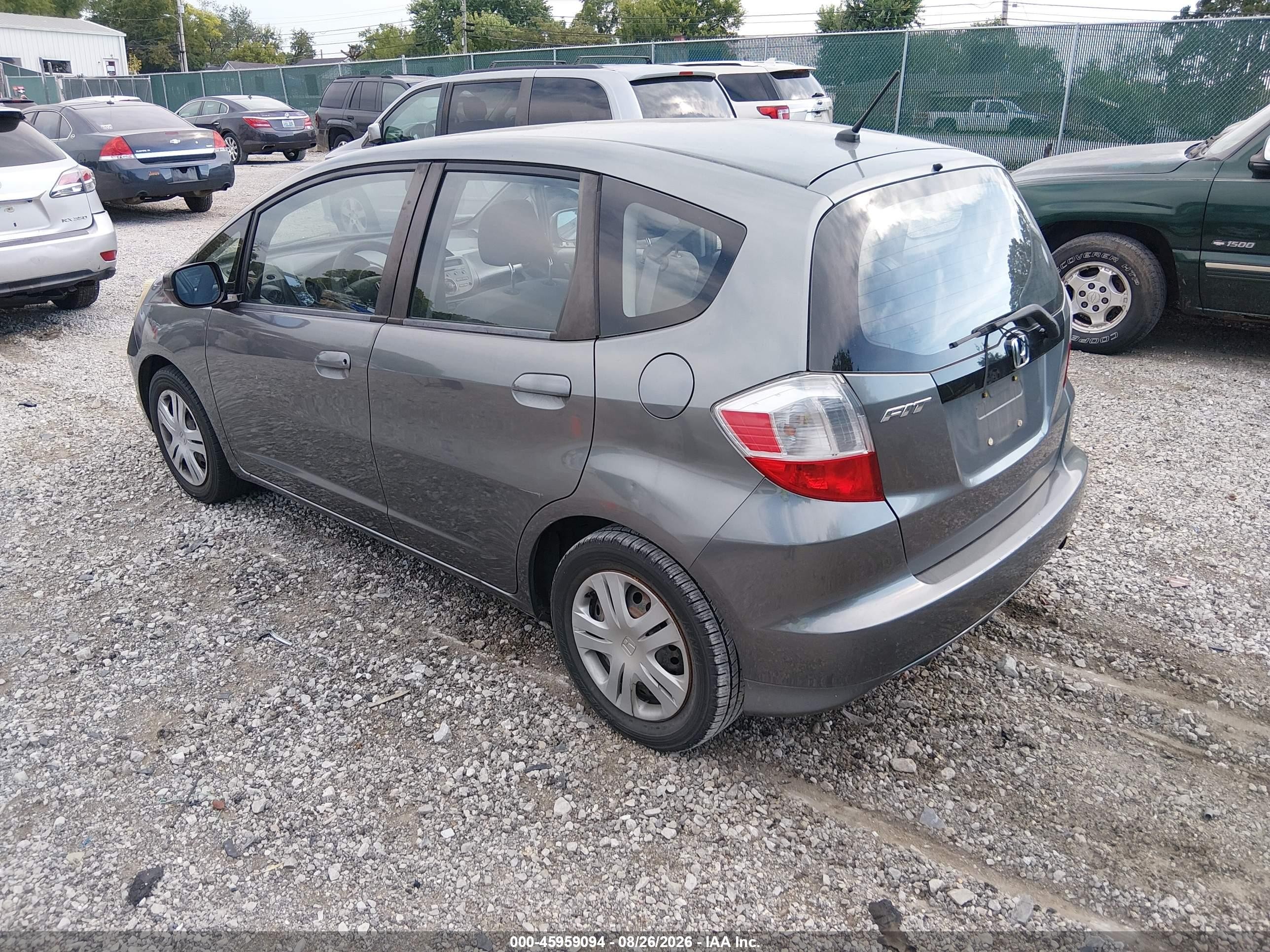 2011 Honda Fit   Gray vin: JHMGE8H35BC010567