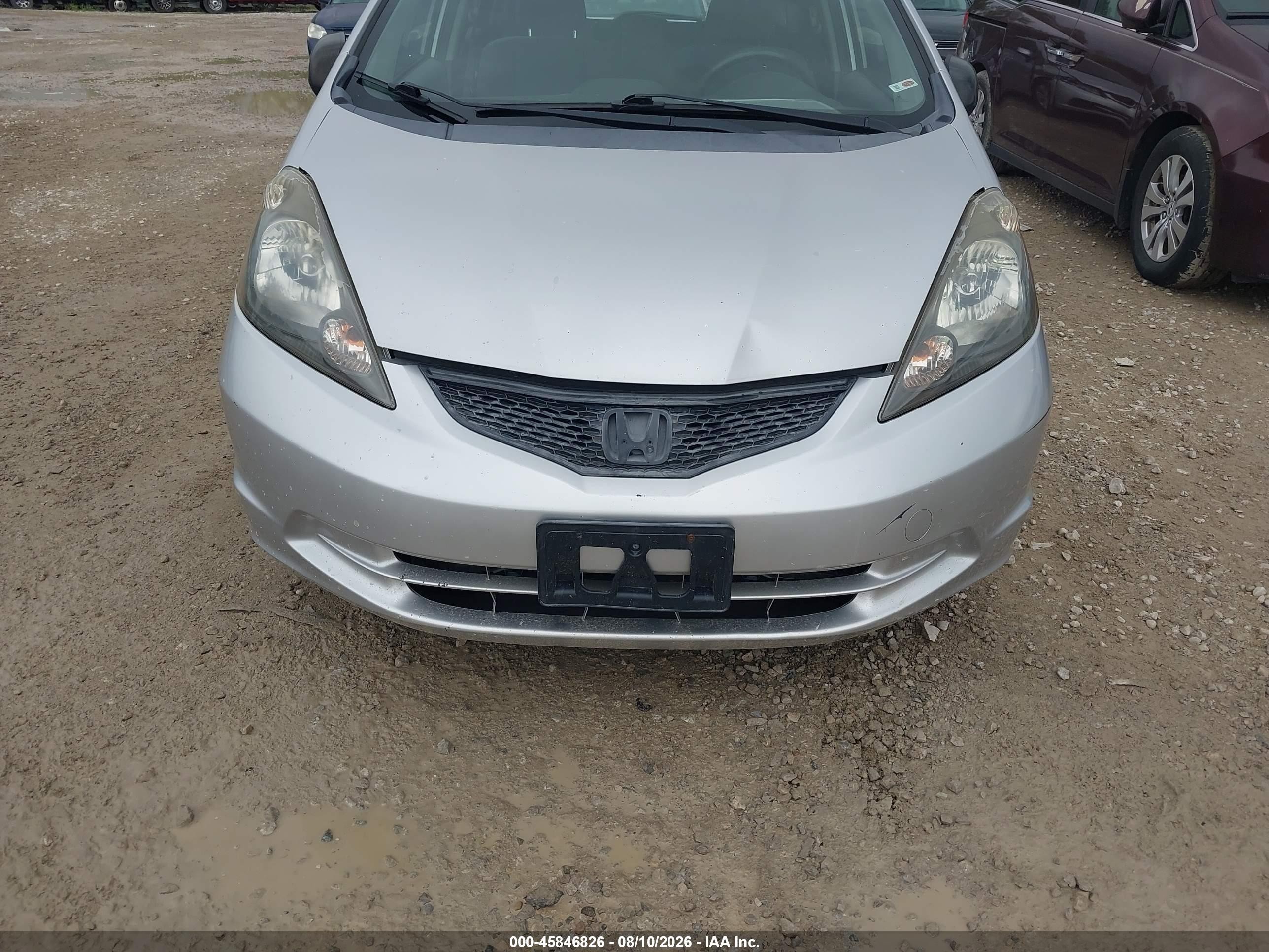 2011 Honda Fit Gray vin: JHMGE8H35BC028227