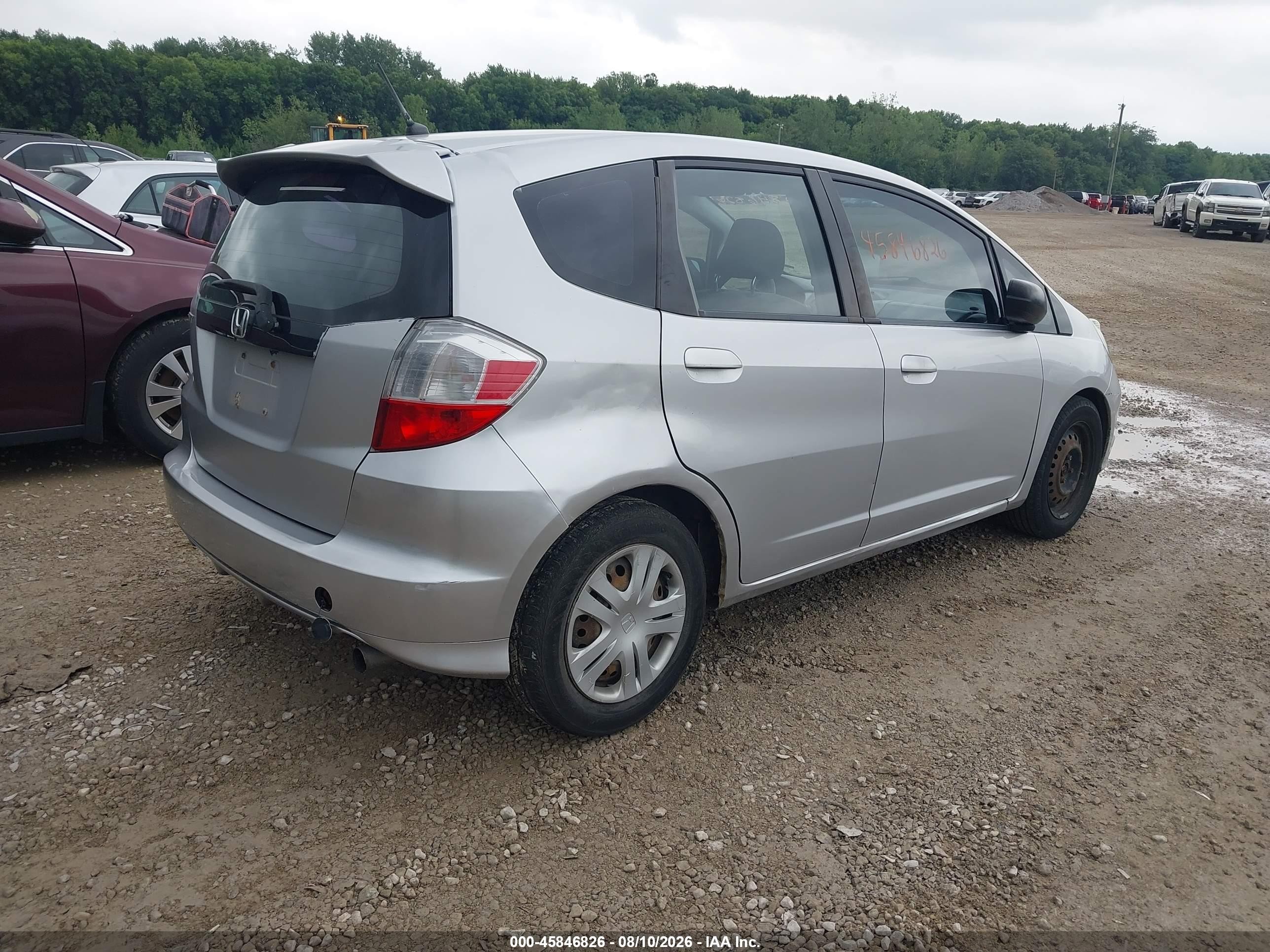 2011 Honda Fit Gray vin: JHMGE8H35BC028227