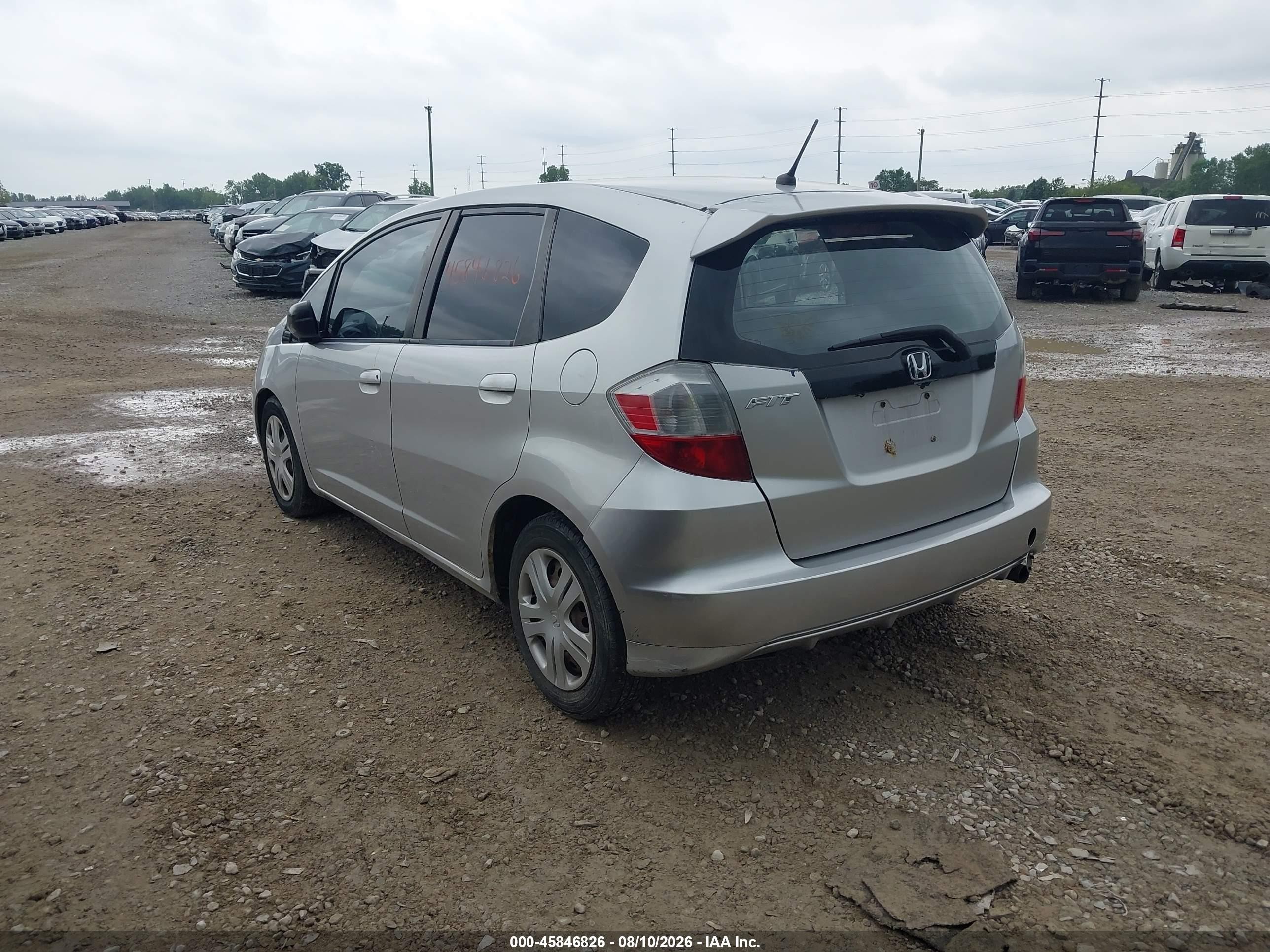 2011 Honda Fit Gray vin: JHMGE8H35BC028227