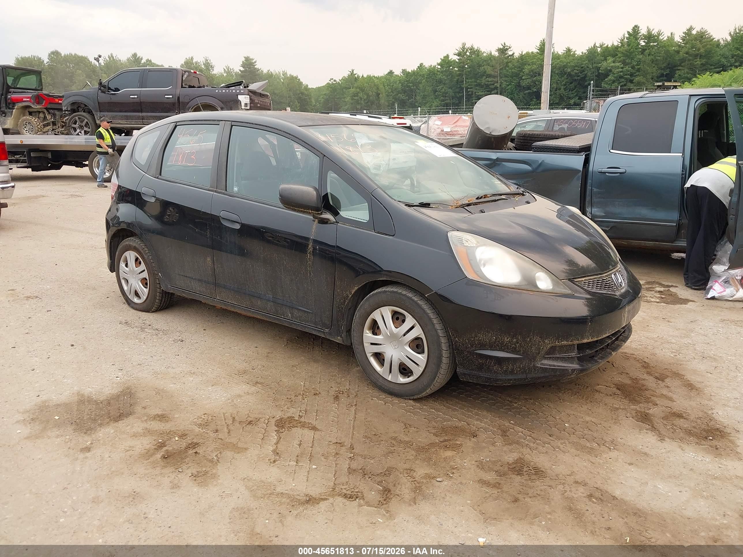 2011 Honda Fit   Black vin: JHMGE8H35BS001860