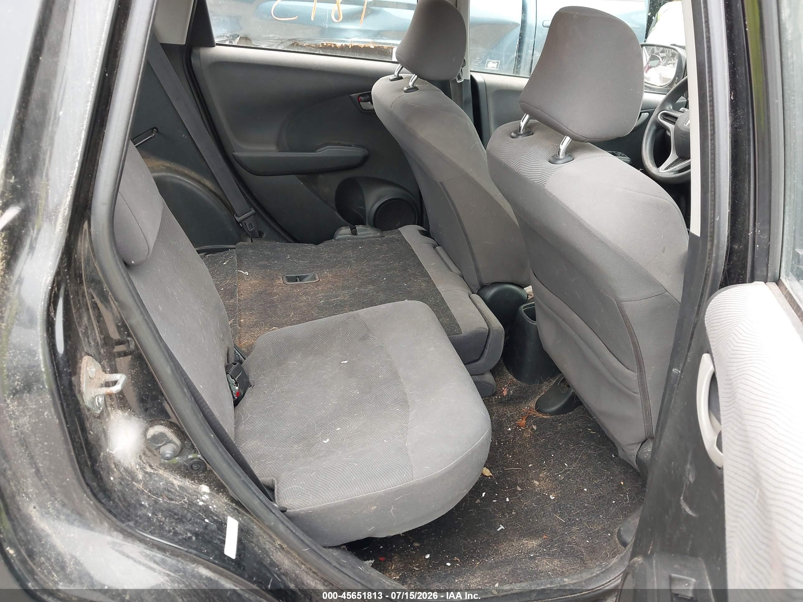2011 Honda Fit   Black vin: JHMGE8H35BS001860