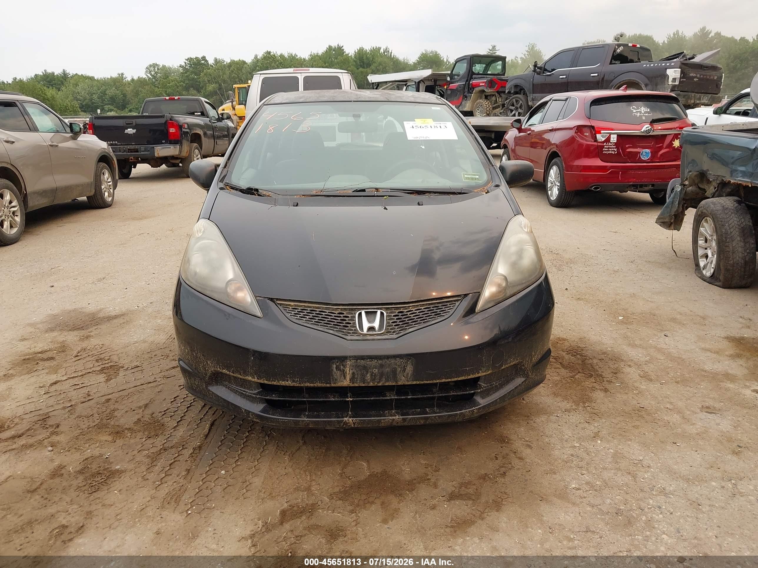 2011 Honda Fit   Black vin: JHMGE8H35BS001860
