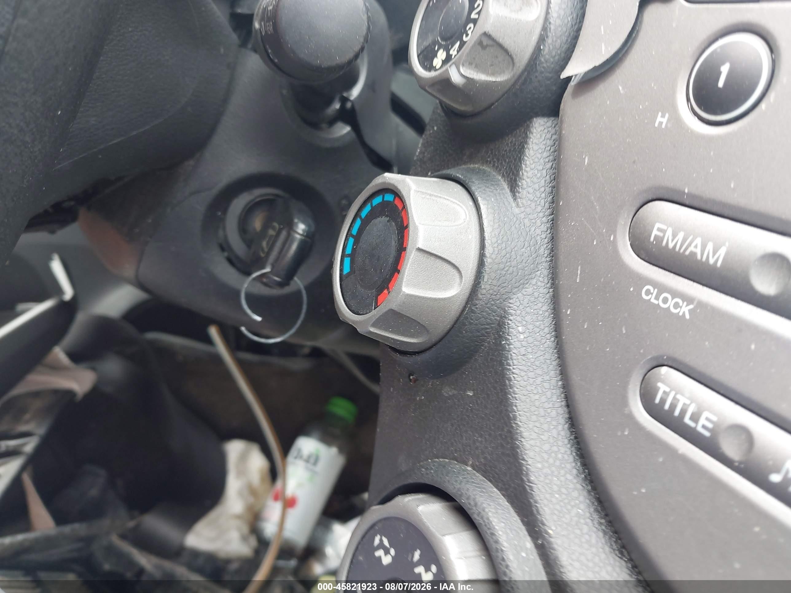 2012 Honda Fit   Blue vin: JHMGE8H35CC003801