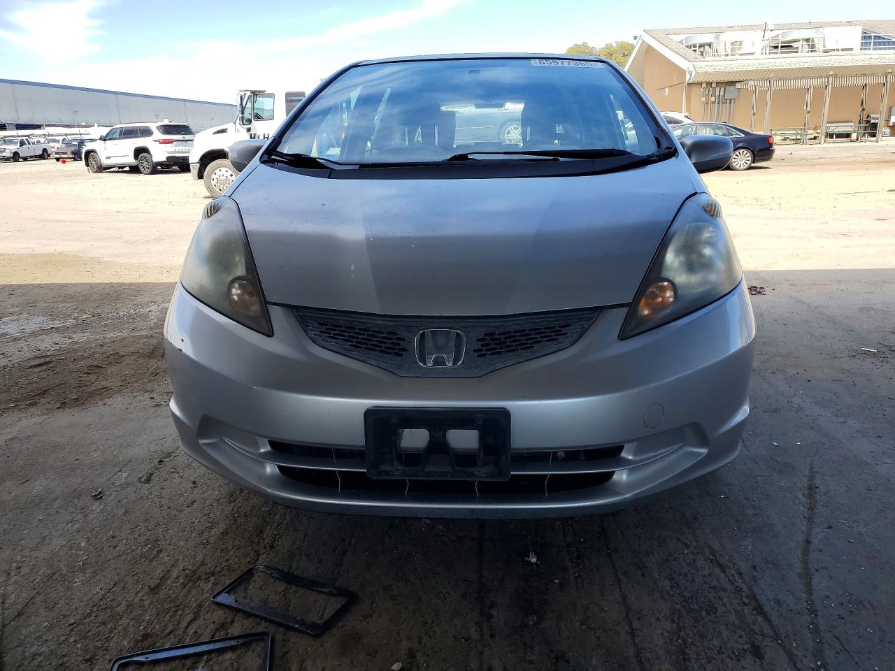 2012 Honda Fit Silver vin: JHMGE8H35CC033770