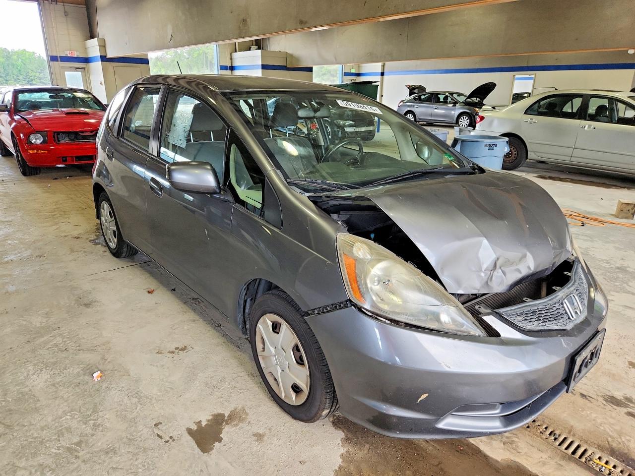 2012 Honda Fit Gray vin: JHMGE8H35CC039763