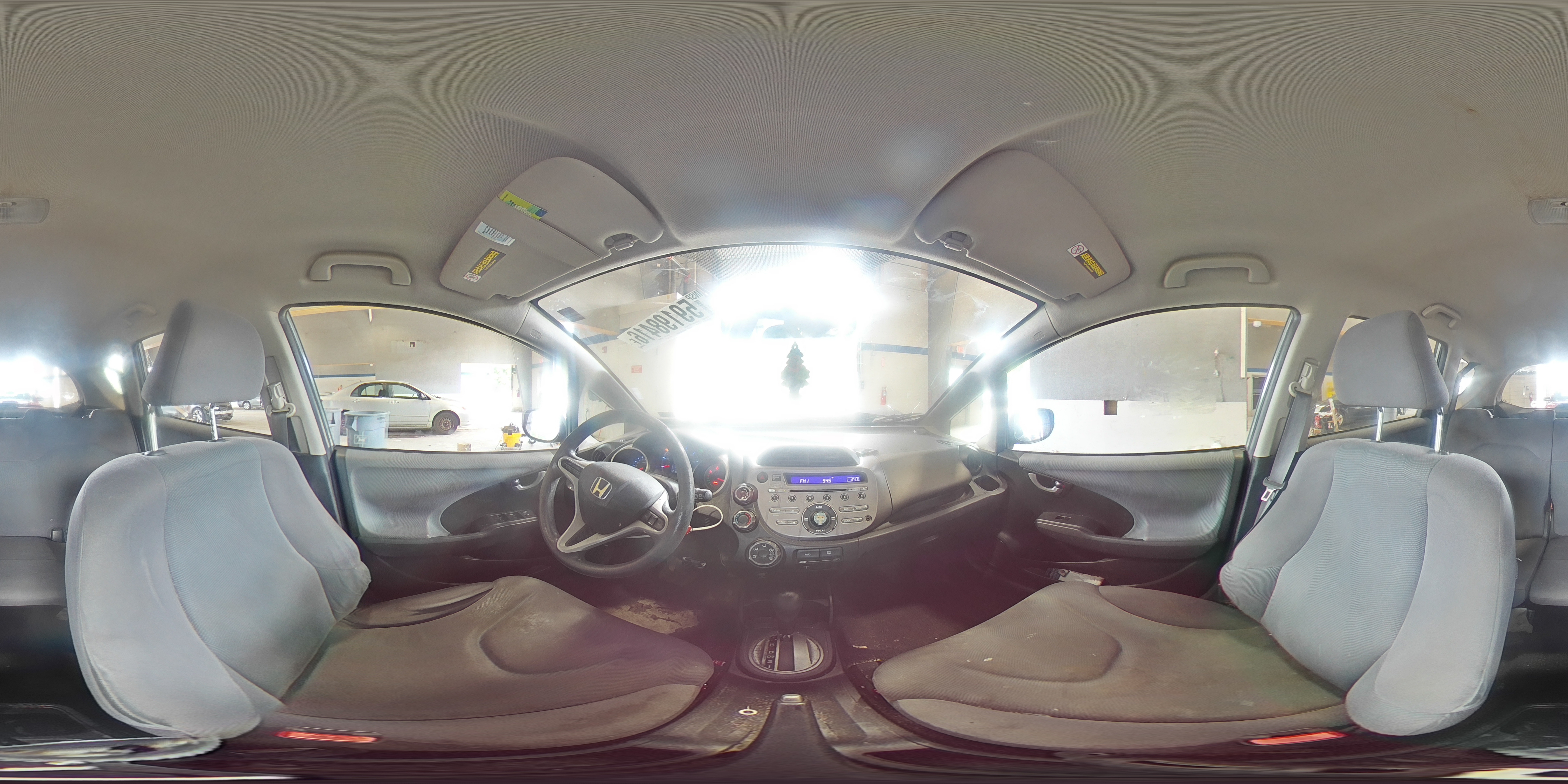 2012 Honda Fit Gray vin: JHMGE8H35CC039763