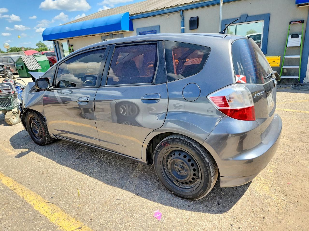 2013 Honda Fit Gray vin: JHMGE8H35DC003931