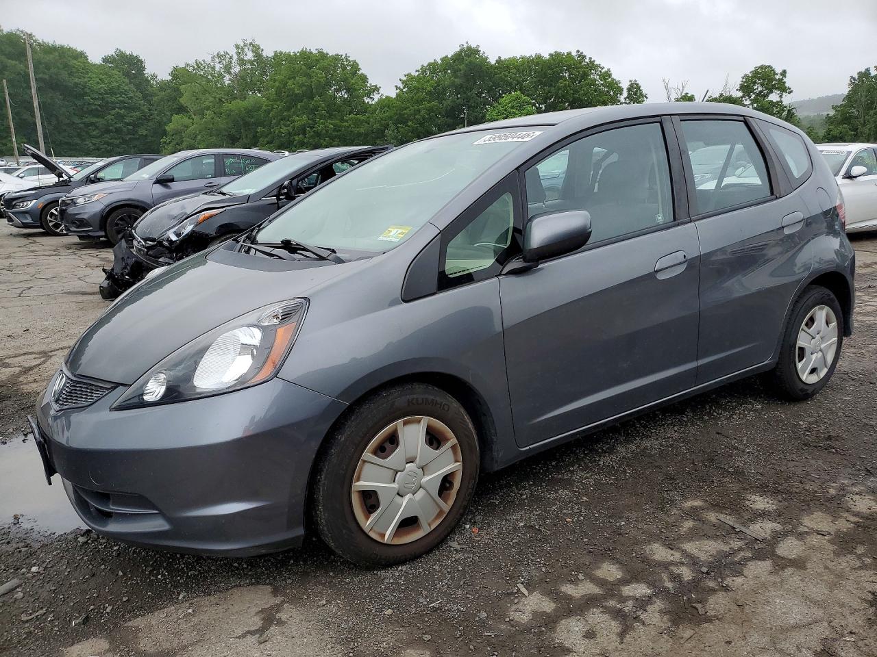 2013 Honda Fit Gray vin: JHMGE8H35DC006795