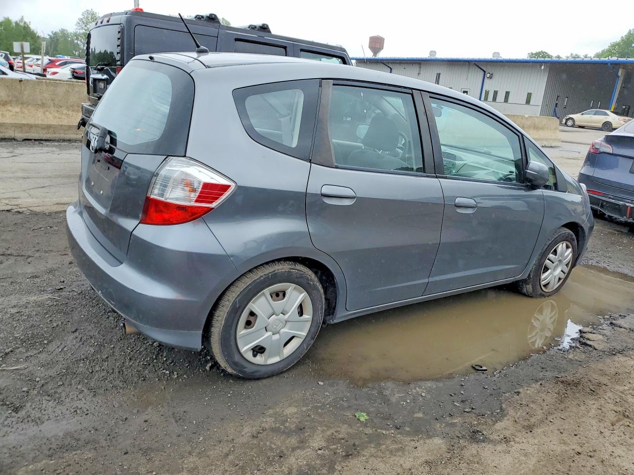 2013 Honda Fit Gray vin: JHMGE8H35DC006795