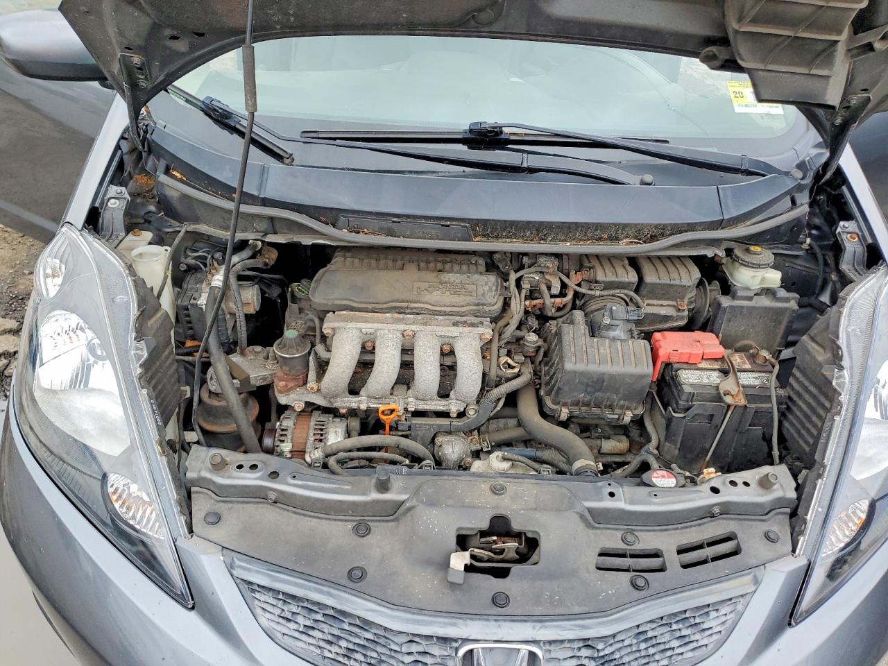 2013 Honda Fit Gray vin: JHMGE8H35DC006795