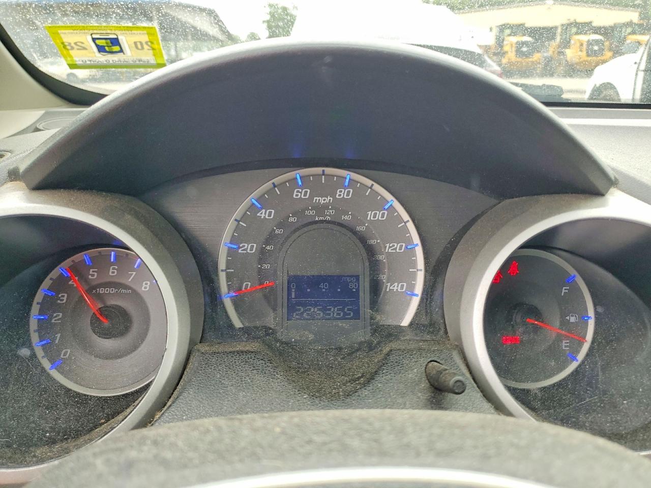 2013 Honda Fit Gray vin: JHMGE8H35DC006795
