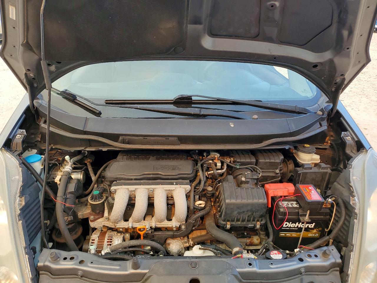2013 Honda Fit Gray vin: JHMGE8H35DC021104
